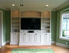 Image result for Modern Entertainment Center Bump Out