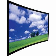 Image result for Fixed Frame Curved Projector Screen