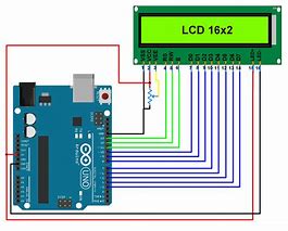 Image result for Pinout LCD 16X2 Arduino