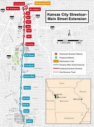 Image result for Kansas City Streetcar Route Map