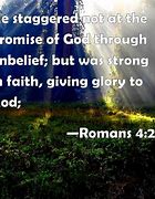 Image result for Romans 4:20