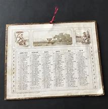 Image result for 1855 Calendar