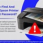 Image result for Epson Printer Password