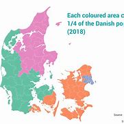Image result for Denmark Population Density Map