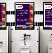 Image result for Bathroom Advertising Displays