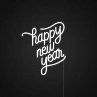 Image result for Happy New Year Neon Sign