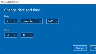 Image result for Windows 10. Time Date Error