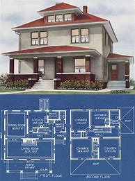 Image result for Foursquare House Plans Attic