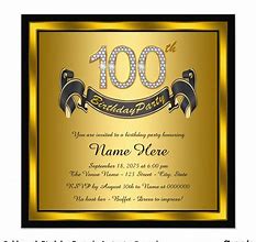 Image result for 100th Birthday Certificate Template