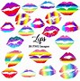 Image result for Colorful Lips Art