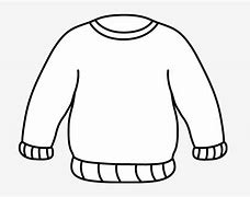 Image result for Sweater Clip Art Black and White