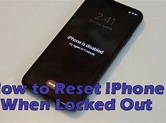 Image result for Reset iPhone Passcode Locked Out