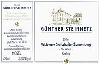 Image result for Weingut Gunther Steinmetz Veldenzer Grafschafter Sonnenberg Riesling feinherb