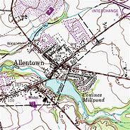 Image result for Where Is Allentown NJ On a Map