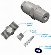 Image result for Spring Loaded Air Fitting