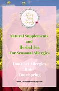 Image result for Natural Allergy Remedies