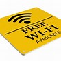 Image result for Wi-Fi Available Signs