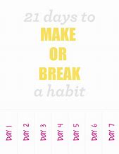 Image result for 21 Days to Break a Habit