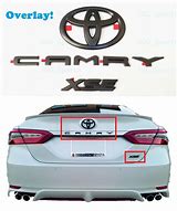 Image result for Back Emblem for Toyota Camry 2018 XSE