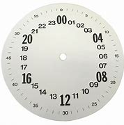 Image result for 24 Hour Clock Dial