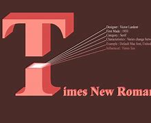 Image result for Times vs Times New Roman