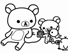 Image result for Rilakkuma Bear Coloring Pages
