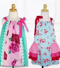 Image result for Pattern Children's Pillowcase Dress