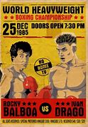 Image result for Rocky vs. Drago Poster
