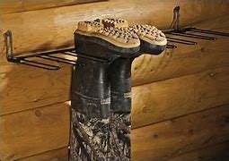 Image result for wood boots hanger