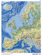 Image result for Detailed Relief Map of Europe