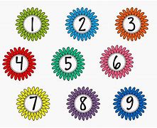 Image result for Number Flowers Printable