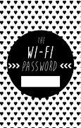 Image result for Wifi Password Label