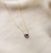 Image result for Amethyst Heart Necklace