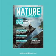 Image result for Nature Magazine Cover Template