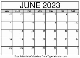 Image result for June Calendar Print Out