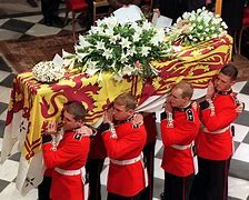Image result for Princess Diana Funeral Casket
