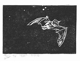 Image result for Bat Lino Print