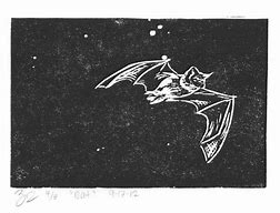 Image result for Bat Woodcut