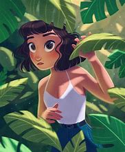 Image result for Forest Girl Drawing