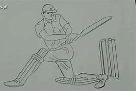 Image result for Simple Cricket Drawing