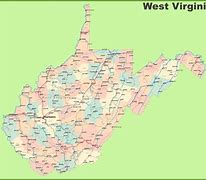 Image result for West Virginia Road Map