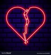 Image result for Broken Heart Neon Sign