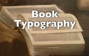 Image result for Typography Book Page