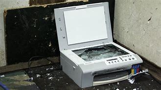 Image result for Printer Smashed Up in a Field