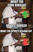 Image result for Guy Eating Burger Meme