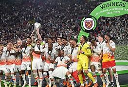 Image result for West Ham with Conference Trophy
