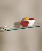 Image result for Floating Glass Shelf Brackets