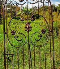 Image result for Wrought Iron Garden Gates