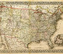 Image result for Canada Map 1860