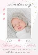 Image result for Baby Announcement Cards Free Template